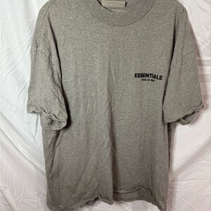 Essentials Gray Short Sleeve Men's Tee